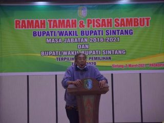 Bupati Jarot Beberkan Capaian Pemkab Sintang Periode Lalu