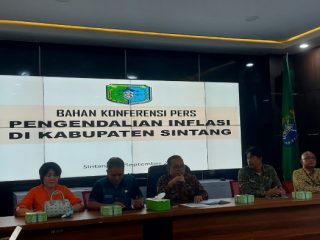 Tekan Laju Inflasi, Pemkab Sintang Akan Lakukan 10 Langkah Ini