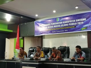 KPU Sintang Harap Peran Jurnalis Membantu Ciptakan Suasana Damai dan Nyaman Jelang Pemilu 2024