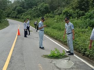 Aksi Swadaya: FK2L Sintang Tambal Jalan Rusak