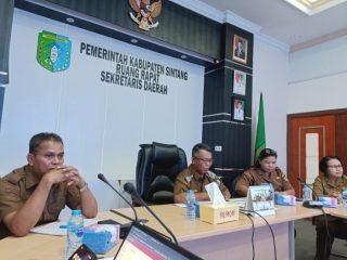 Pacu Kinerja ASN dan PPPK, Jajaran Setda Sintang Teken Perjanjian Kinerja 2026