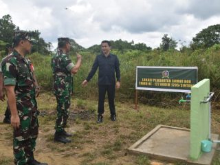 Florensius Ronny Hadiri Peninjauan Lokasi TMMD oleh Tim Wasev Sterad