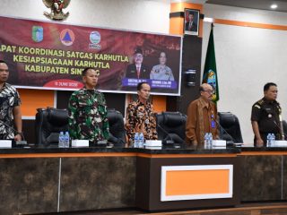 Buka Rakor Satgas Karhutla, Bupati Sintang Tekankan Kesiapsiagaan Sejak Dini