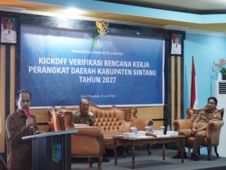 Belanja Pegawai Capai 39 Persen, Bupati Sintang Minta OPD Lebih Kreatif Cari Pendanaan