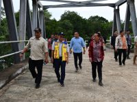 Bupati Sintang Pastikan Pembangunan Jembatan Ketungau II Dilanjutkan Tahun 2027
